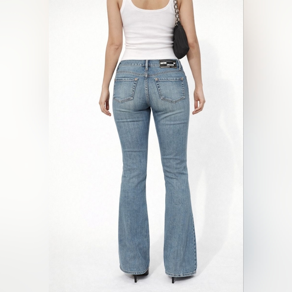 Authentic Diesel Ronhoir Jeans - Y2K Sequin Detail. Size W27 L32 - Picture 3 of 9